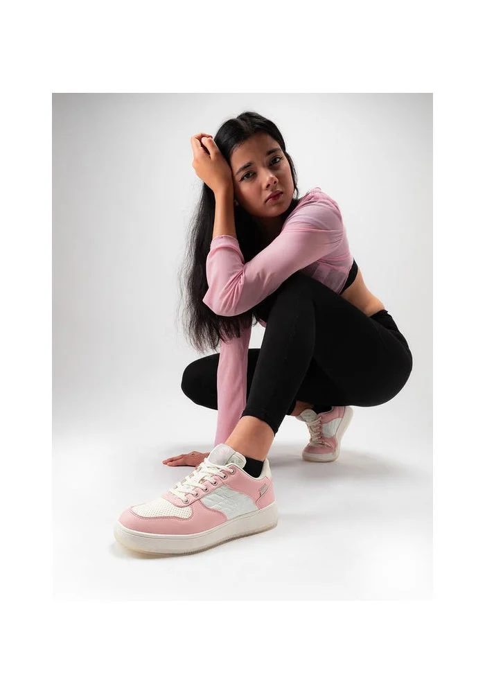 Bacca Bucci Nebula Rose Cosmic Dream Sneakers 3D tongue, transparent sole, and galaxy-grade comfort for every step for Women | Best Price UAE